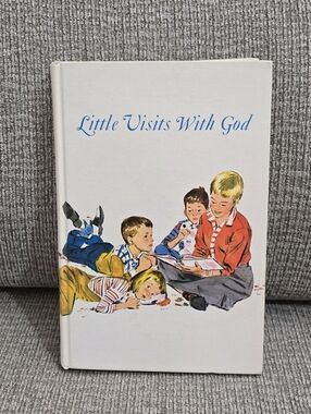 Vintage 1961 Little Visits With God Hardcover Book